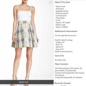 Black Halo La Belle Mini Dress